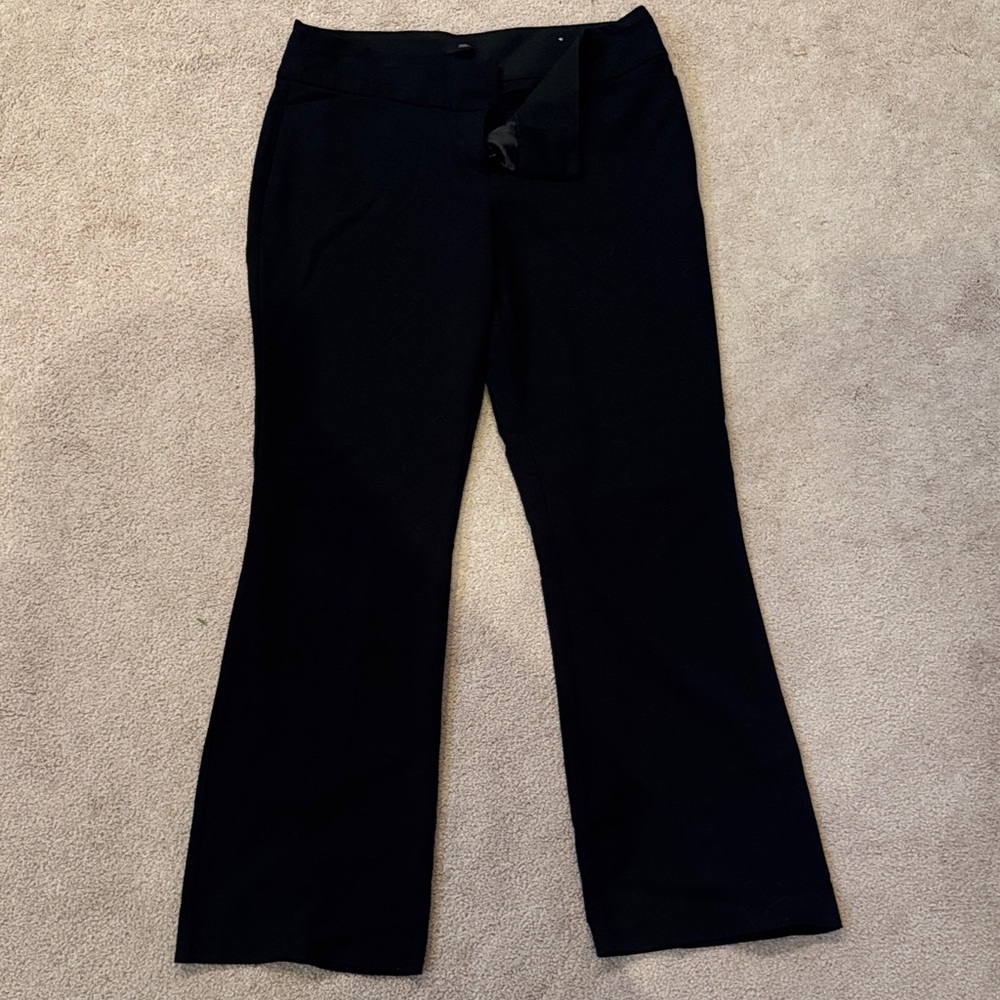 Maurices Elegant Black Boot Cut Pants